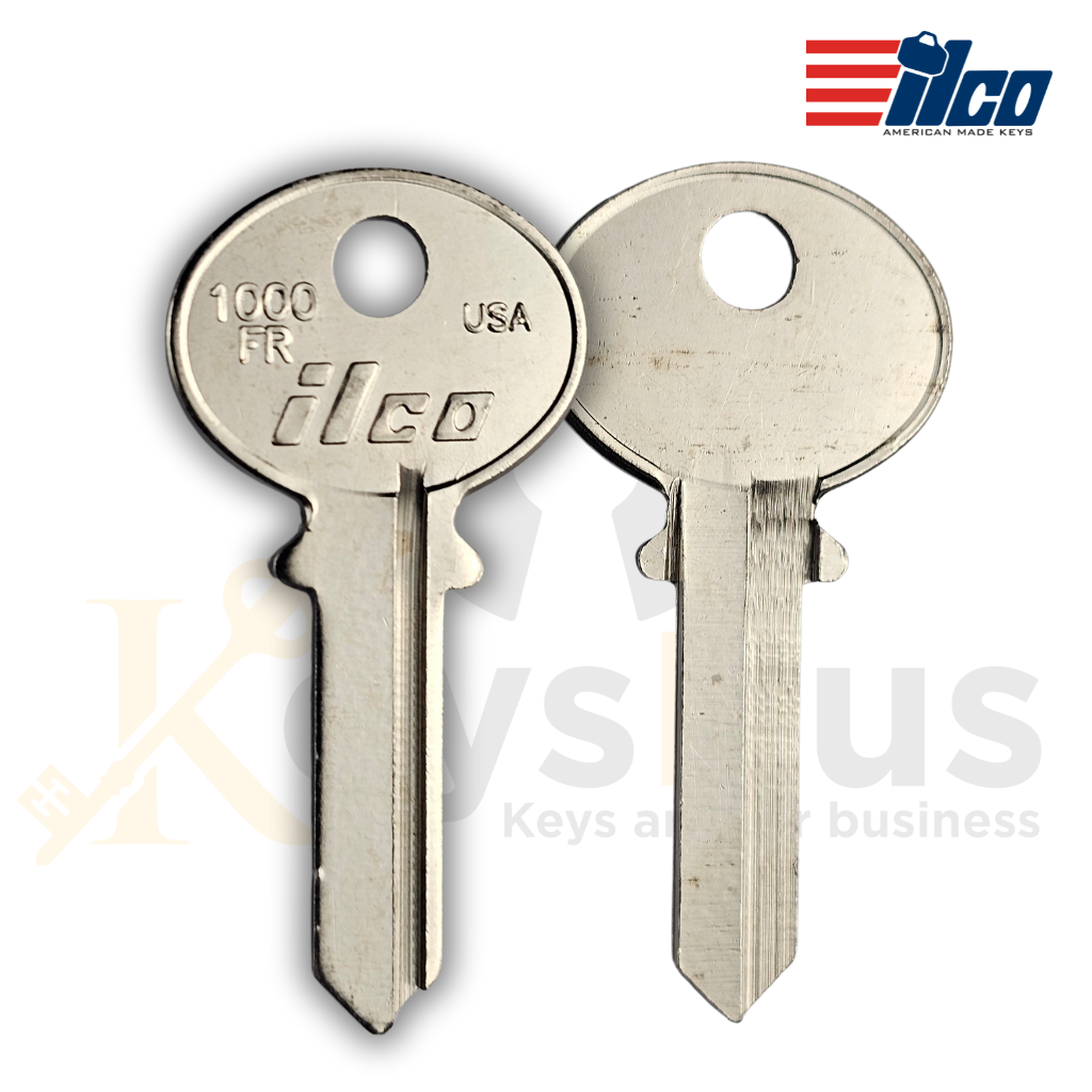 1000FR 10/Pack key blank ILCO key fits cabinets — SpareFob