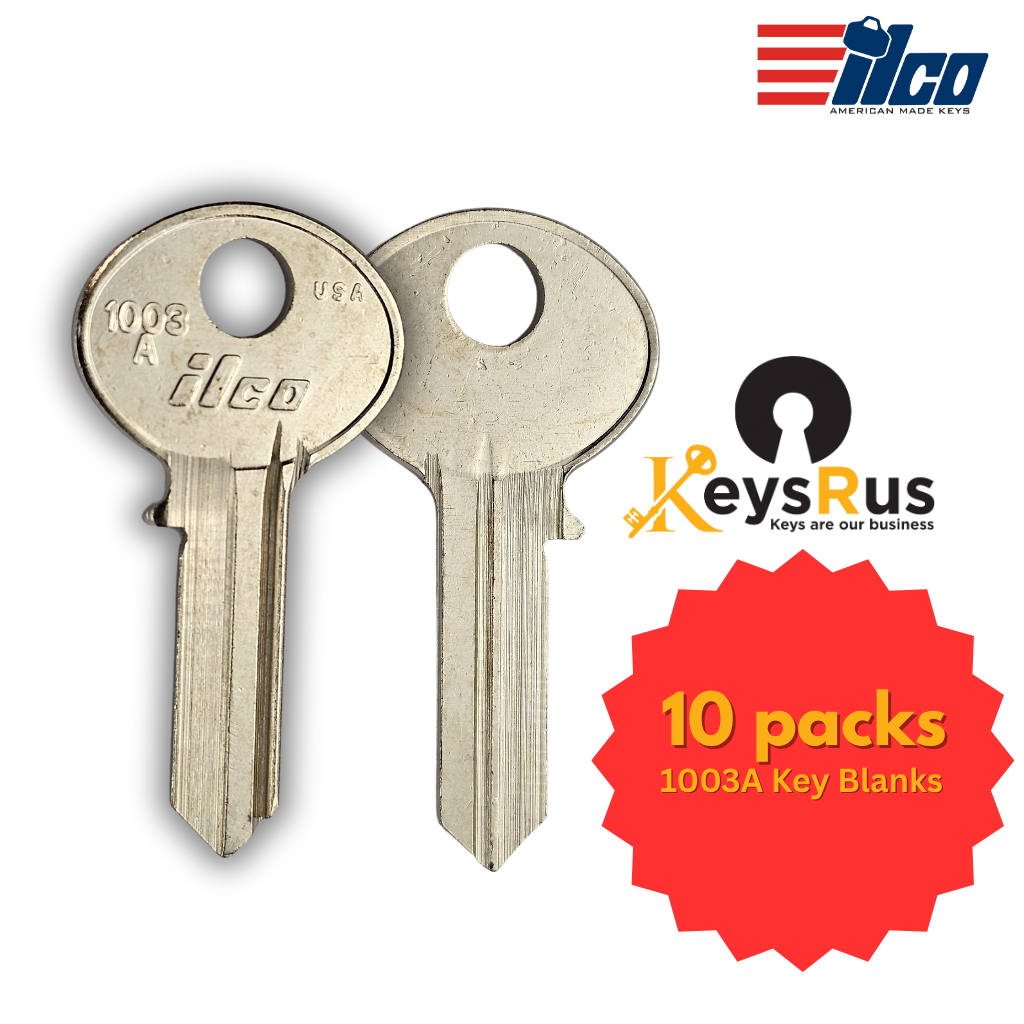 1003A key blank 10/ pack ILCO — View 2